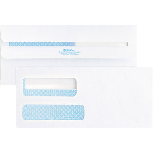 Business Source No. 9 Double Window Invoice Envelopes (36681)