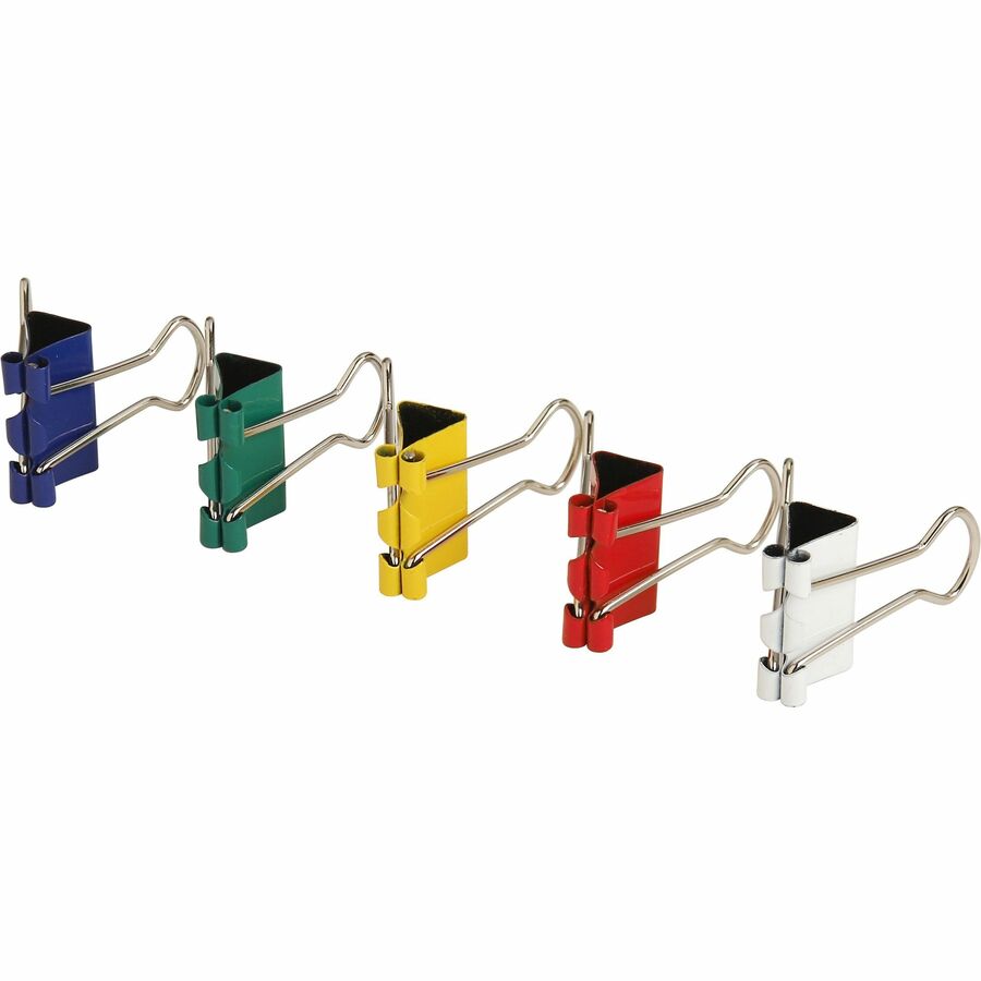 Business Source Colored Fold-back Binder Clips (65361)
