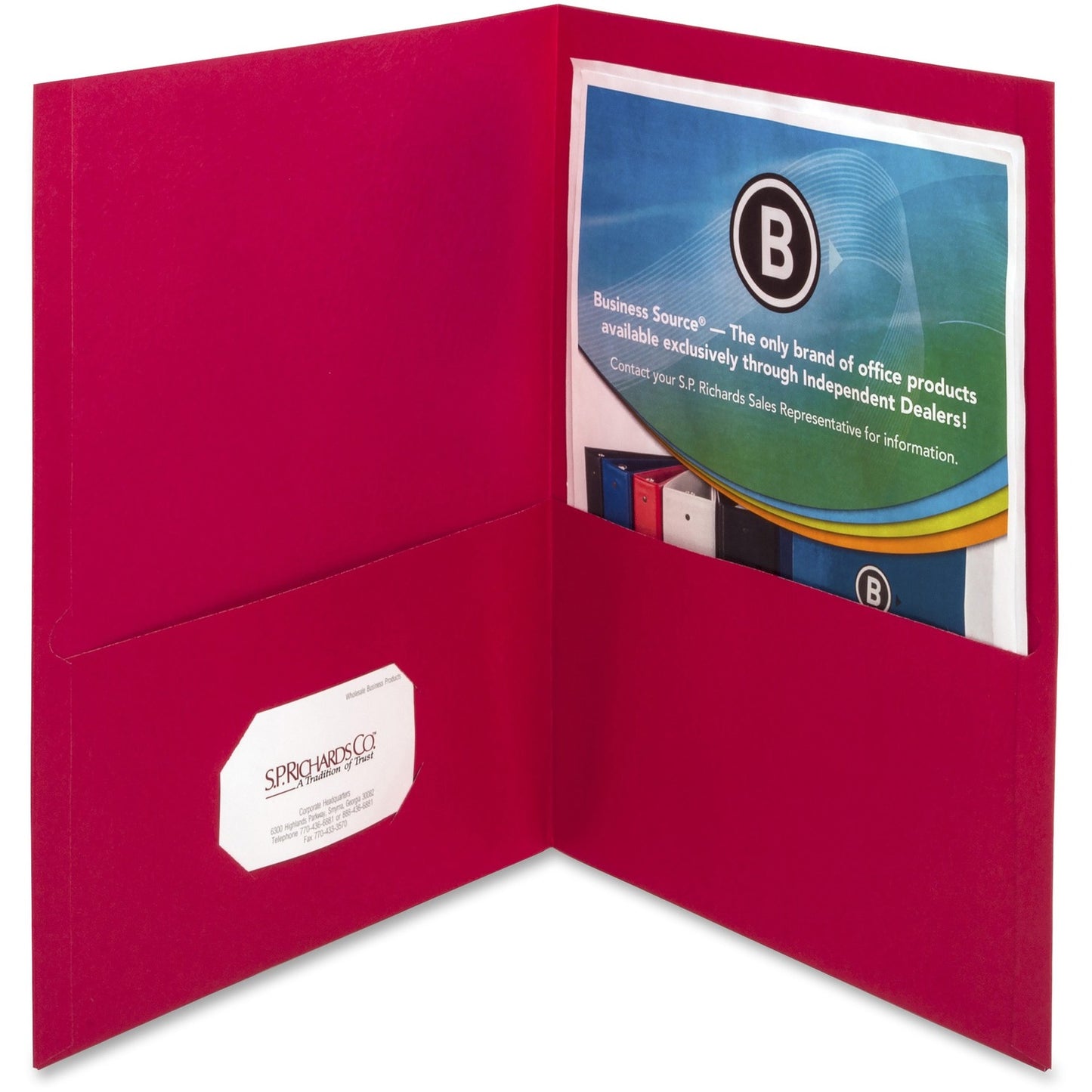 Business Source Letter Pocket Folder (78494)