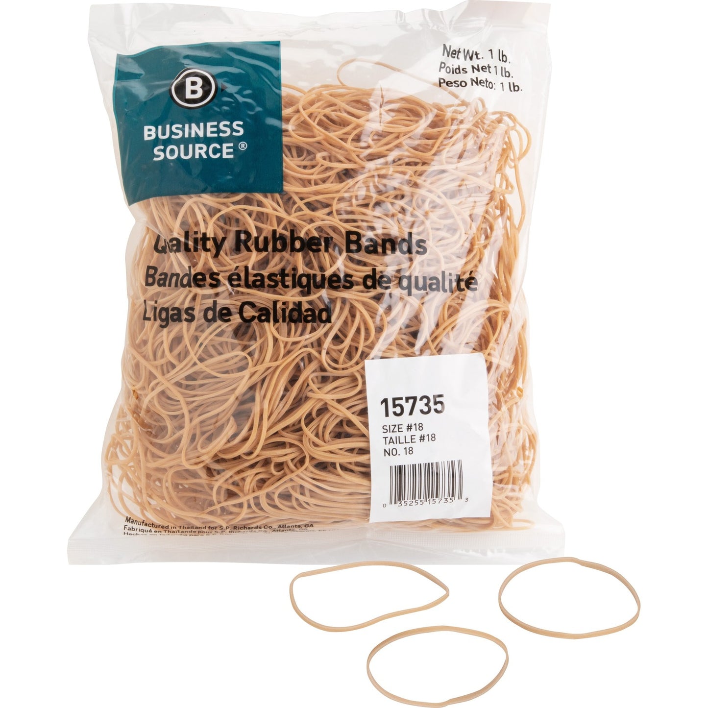 Business Source Quality Rubber Bands (15735)