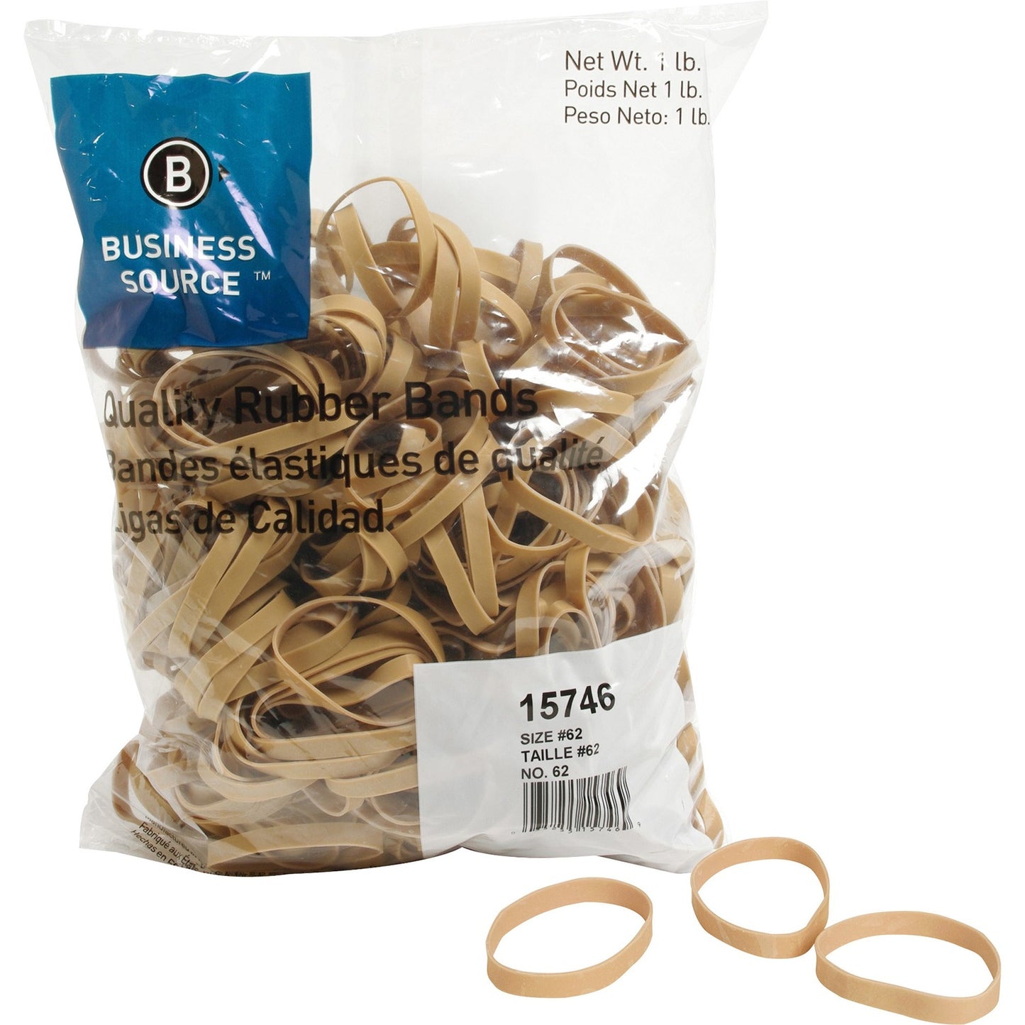 Business Source Quality Rubber Bands (15746)