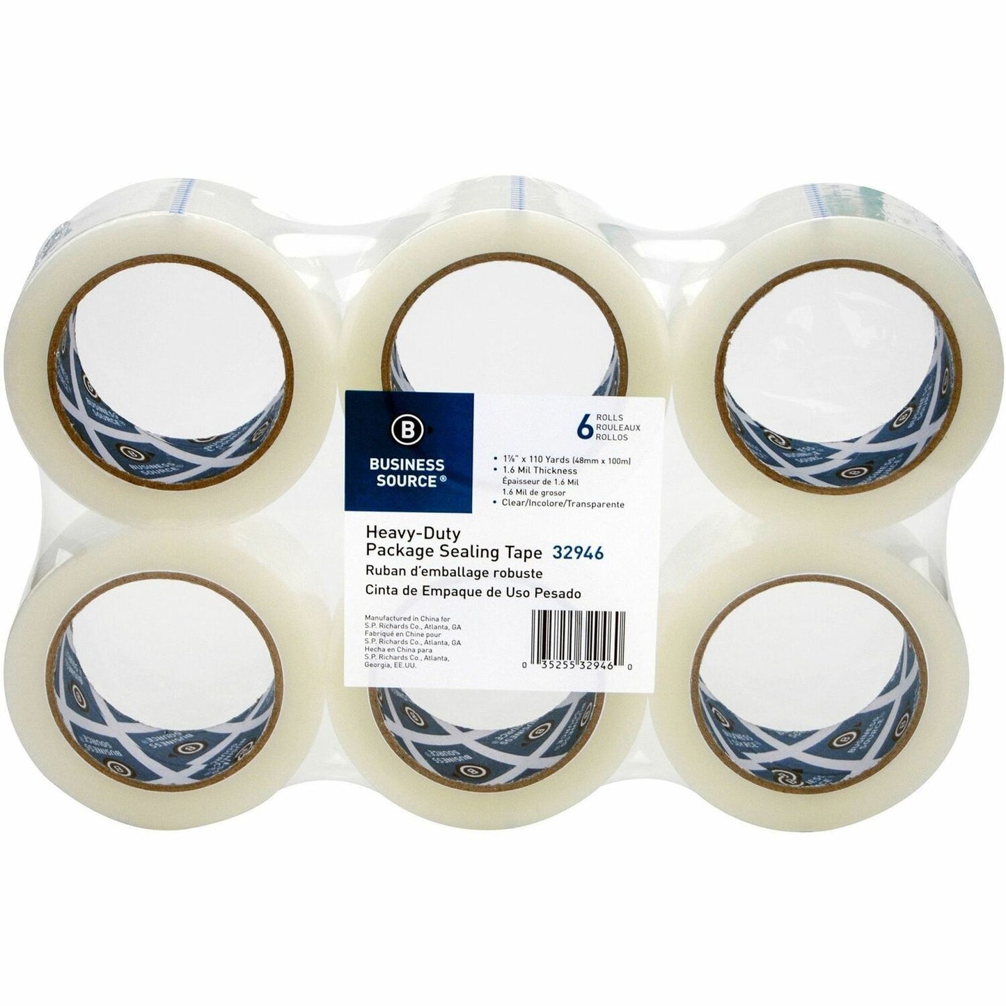 Business Source Heavy-duty Packaging/Sealing Tape (32946)