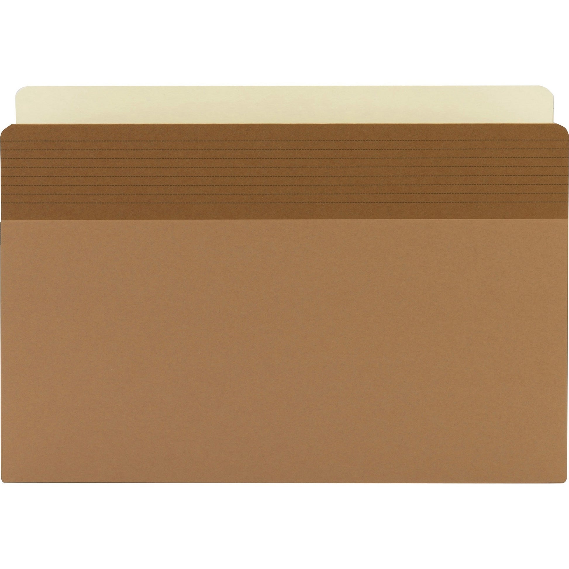 Business Source Straight Tab Cut Legal Recycled File Pocket (65794)