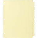 Business Source Mylar-reinforced Plain Tab Indexes (16481)