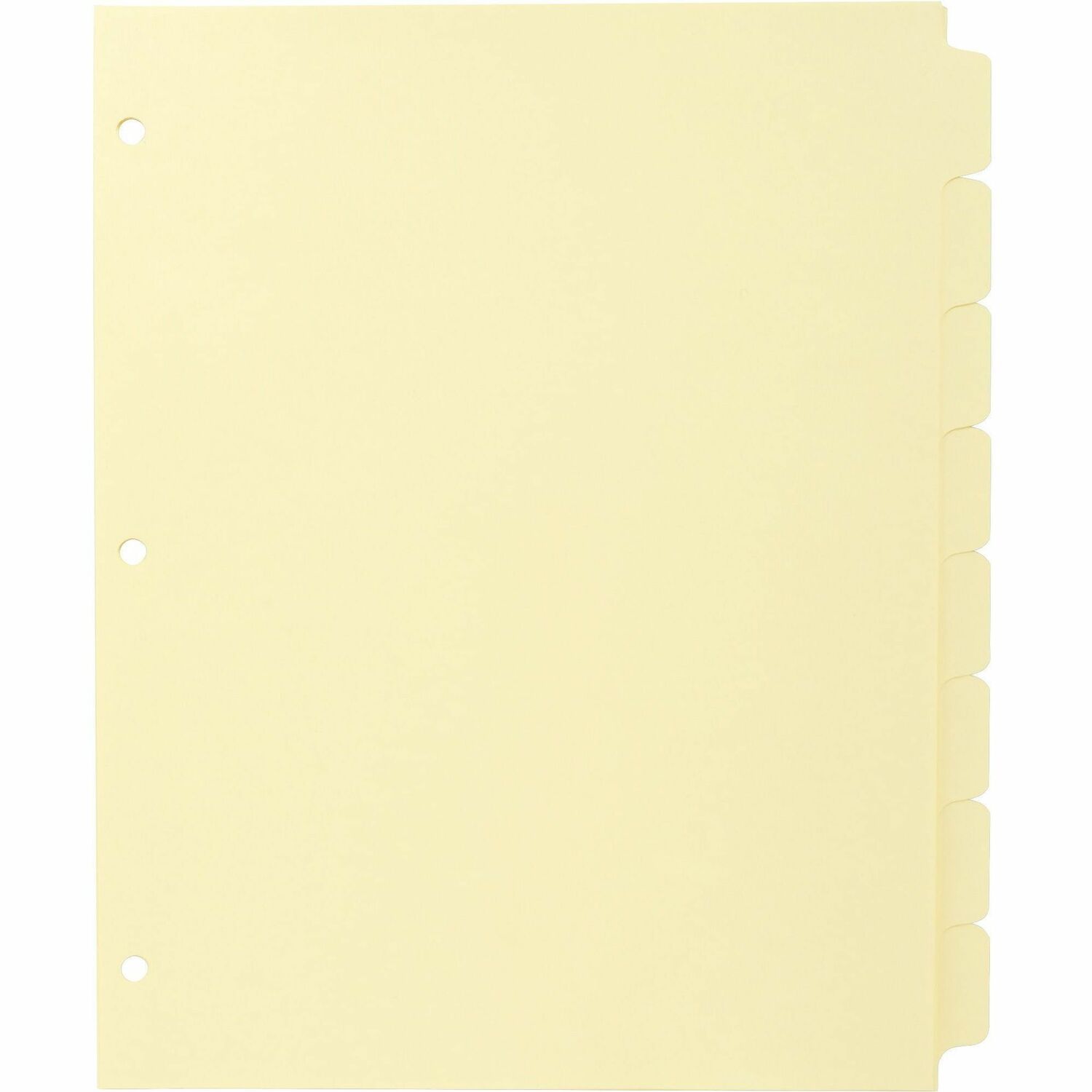 Business Source Mylar-reinforced Plain Tab Indexes (16481)