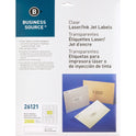 Business Source Clear Return Address Laser Labels (26121)