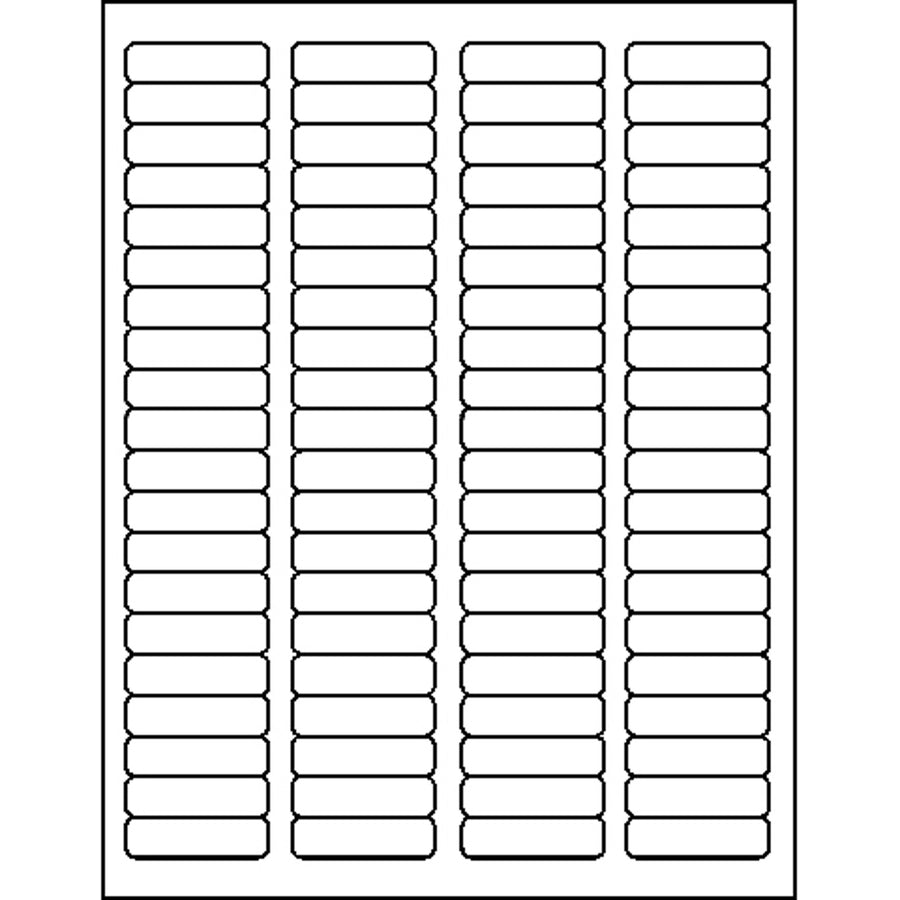 Business Source Clear Return Address Laser Labels (26121)