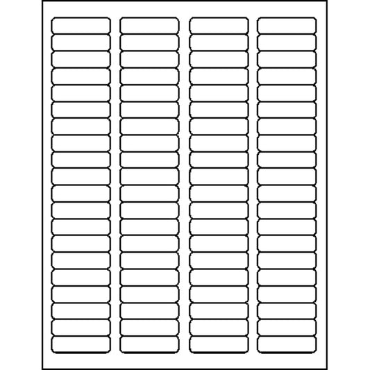 Business Source Clear Return Address Laser Labels (26121)