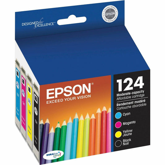 Epson DURABrite 124 Original Ink Cartridge (T124120BCS)