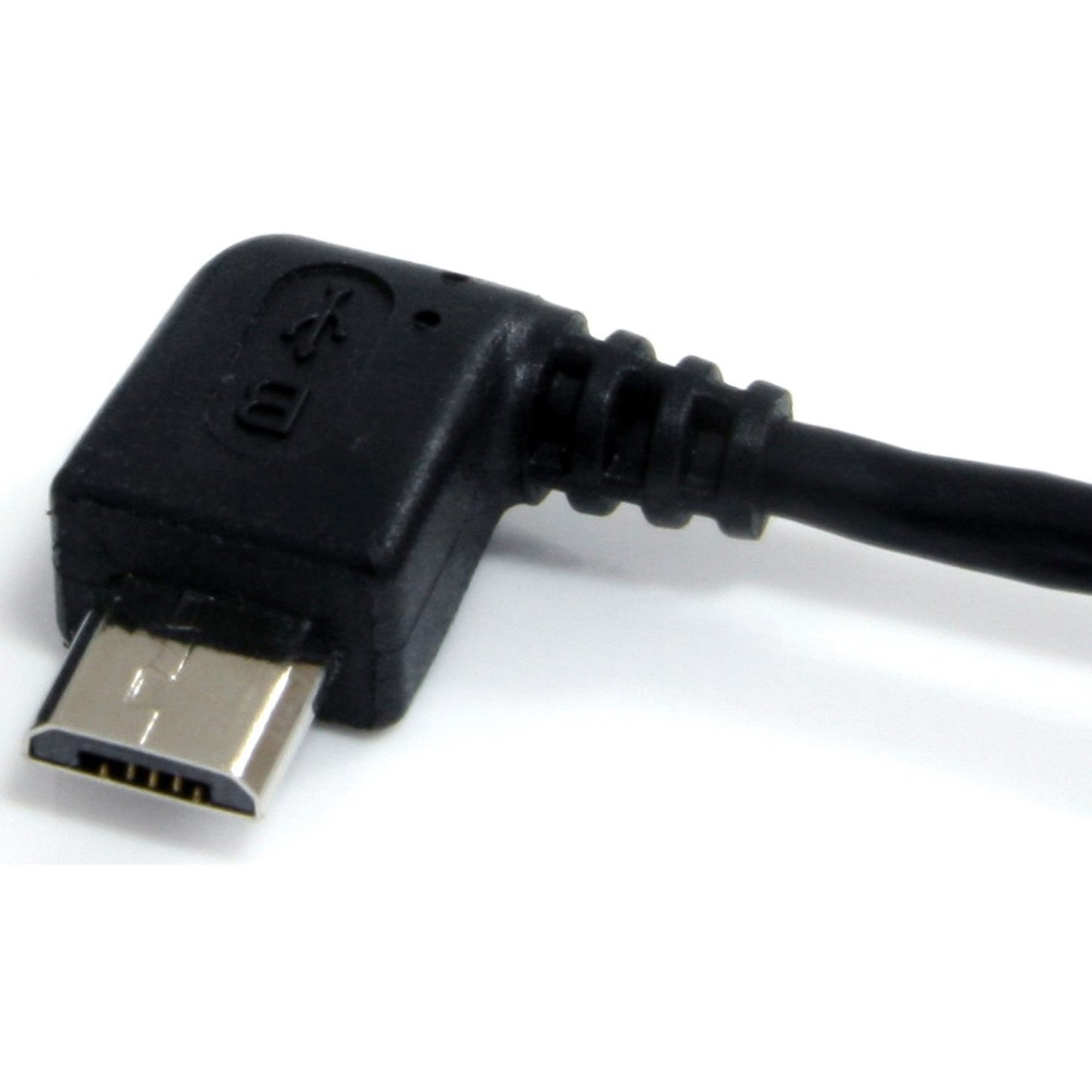 StarTech 1 Ft Usb To Left Angle Micro Usb Cable (UUSBHAUB1LA)