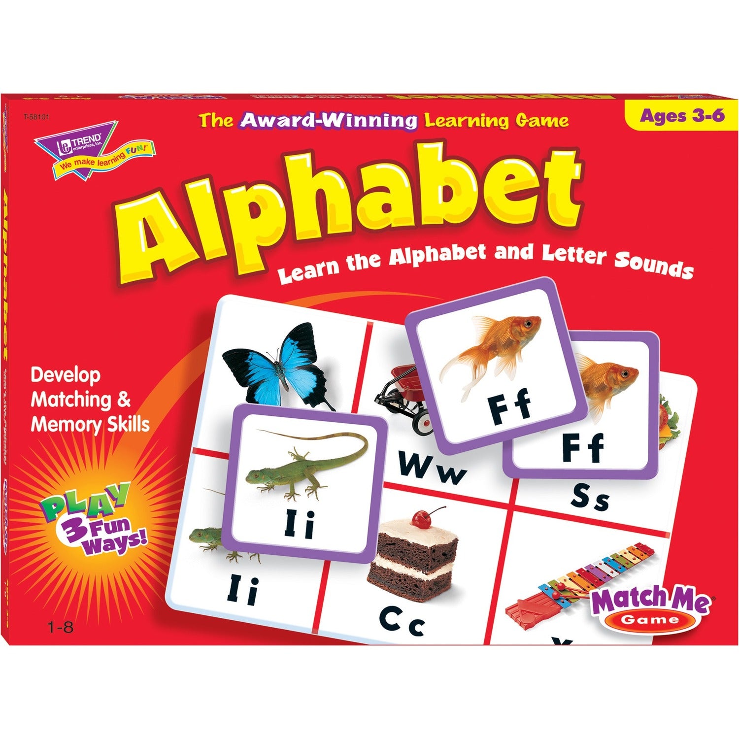 Trend Match Me Alphabet Learning Game (T58101)