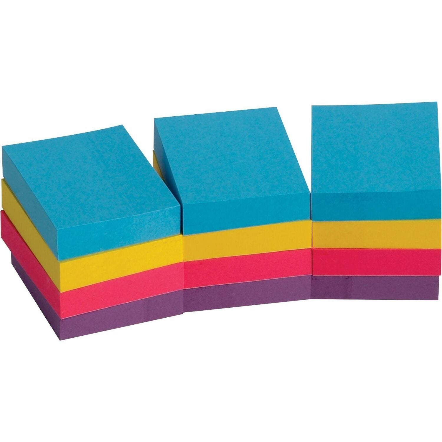 Business Source Extreme Color Adhesive Notes (16498)