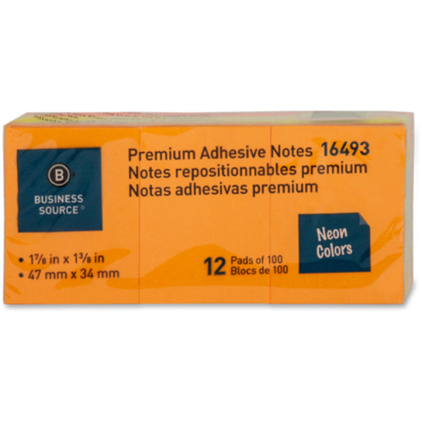 Business Source Premium Repostionable Adhesive Notes (16493)