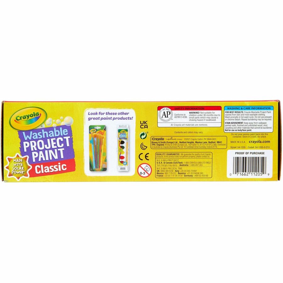 Crayola Washable Kids' Paint Set (541205)