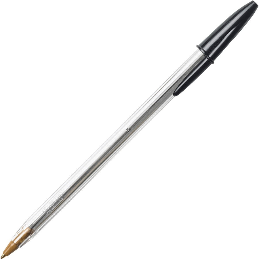 BIC Cristal Ballpoint Stick Pens (MSP10BK)