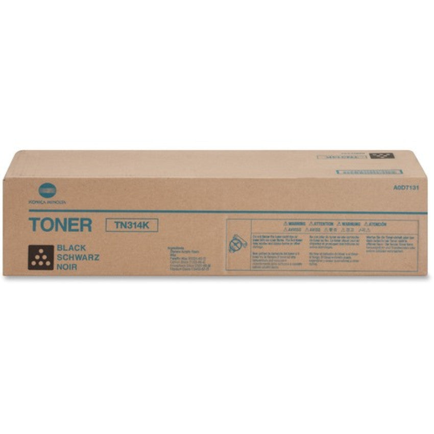 Konica Minolta TN314K Black Toner Cartridge