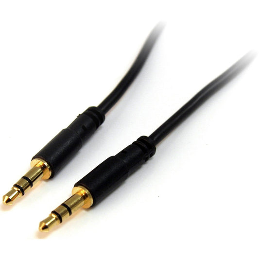 StarTech 10 Ft Slim 3.5mm Stereo Audio Cable Mm (MU10MMS)