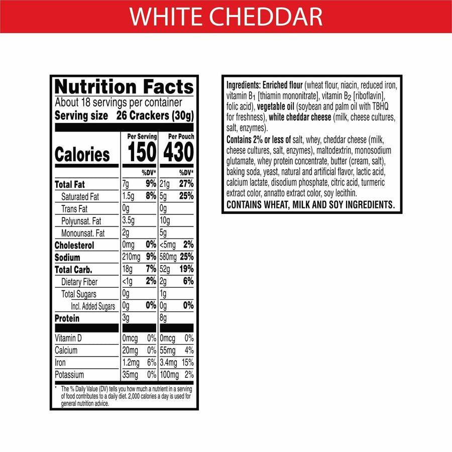 Cheez-It&reg White Cheddar Crackers (31533)