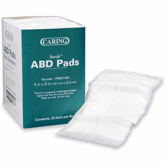 Medline Caring Sterile Abdominal Pads (PRM21450)