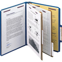 Smead Premium Pressboard Classification Folders with SafeSHIELD&reg