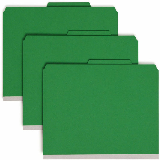 Smead Premium Pressboard Classification Folders with SafeSHIELD&reg
