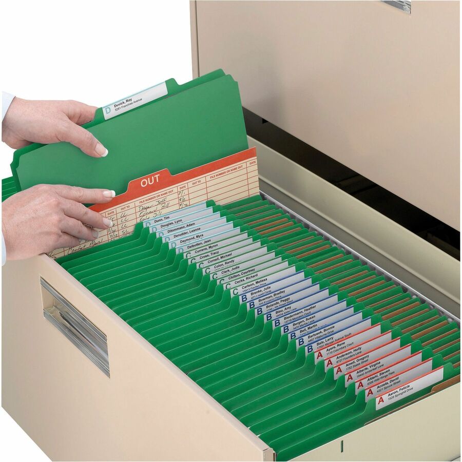 Smead Premium Pressboard Classification Folders with SafeSHIELD&reg