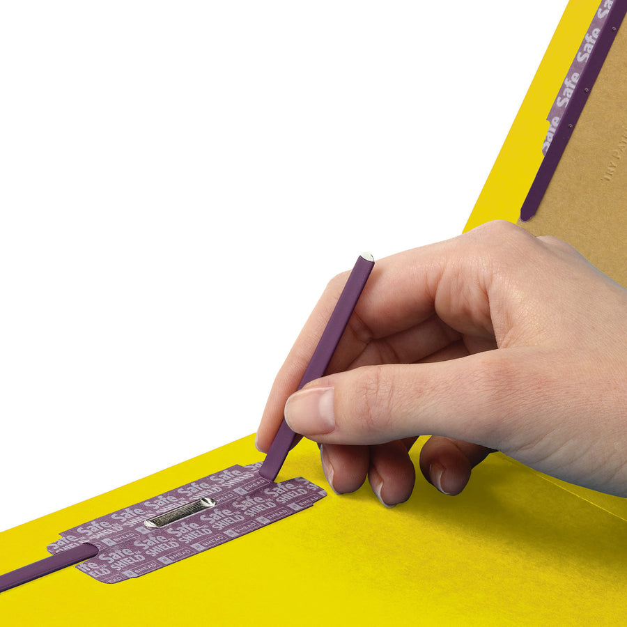 Smead Premium Pressboard Classification Folders with SafeSHIELD&reg