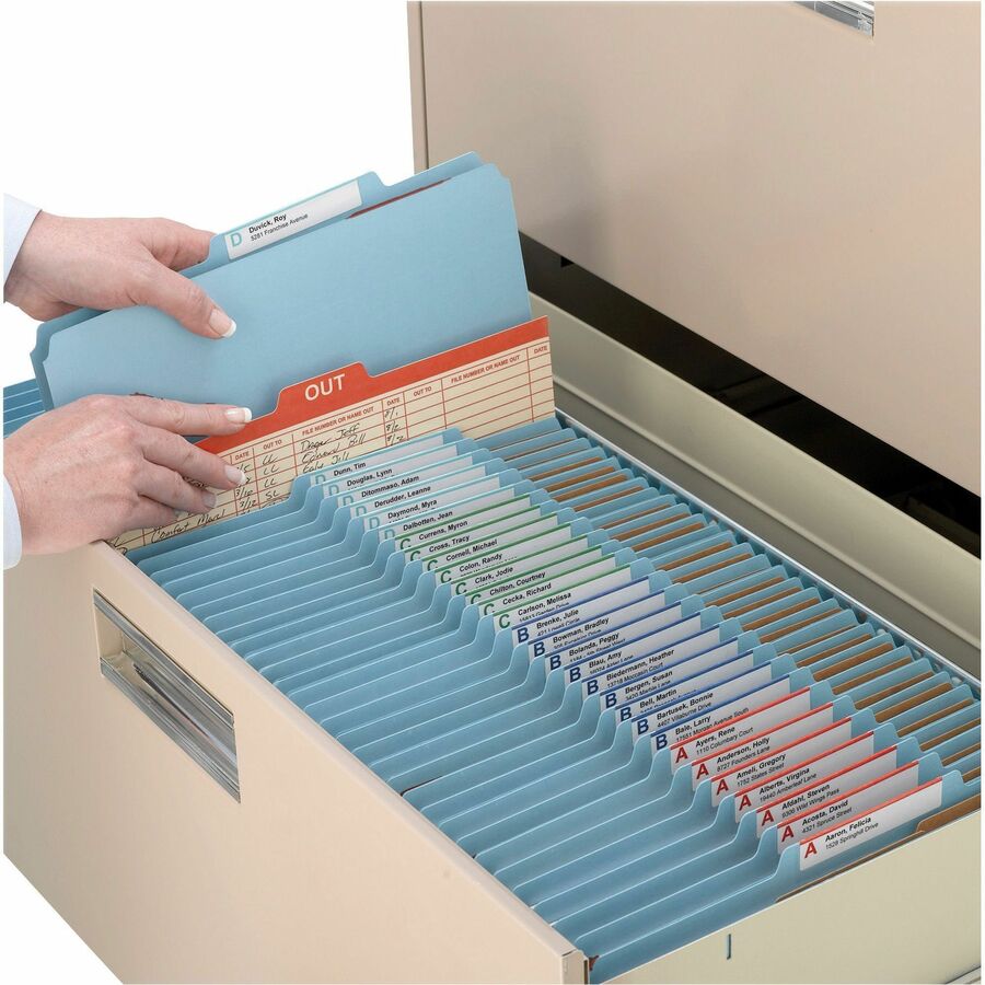 Smead Premium Pressboard Classification Folders with SafeSHIELD&reg