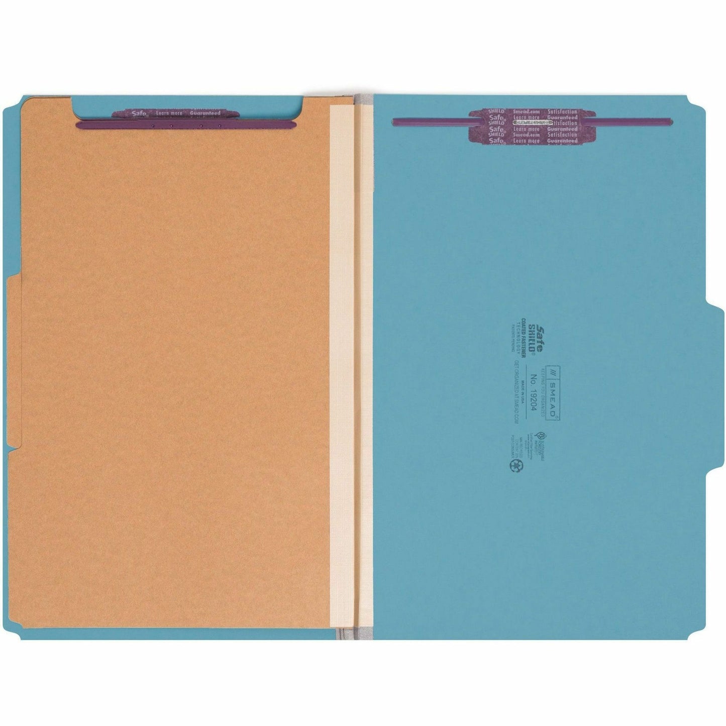 Smead Premium Pressboard Classification Folders with SafeSHIELD&reg