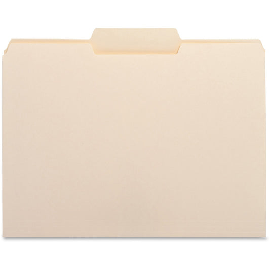 Business Source 1/3 Tab Cut Letter Recycled Top Tab File Folder (16491)