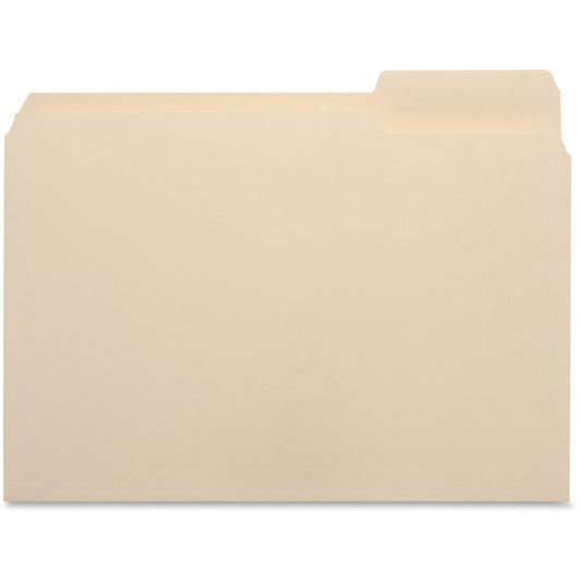 Business Source 1/3 Tab Cut Letter Recycled Top Tab File Folder (16492)