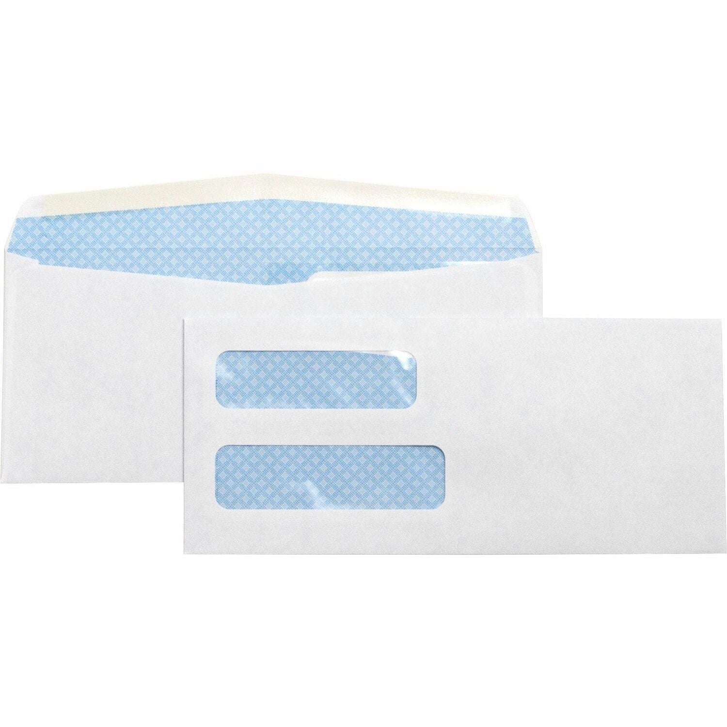 Business Source No. 10 Double-Window Invoice Envelopes (36694)