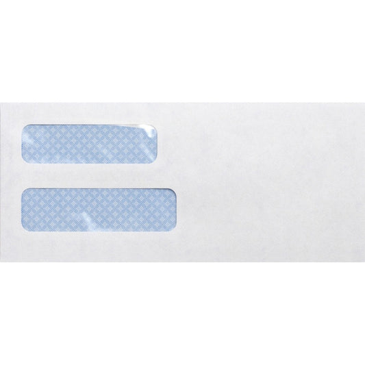 Business Source No. 10 Double-Window Invoice Envelopes (36694)