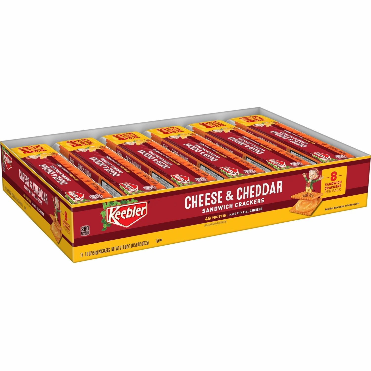 Keebler&reg Cheese Crackers with Cheddar Cheese (21147)