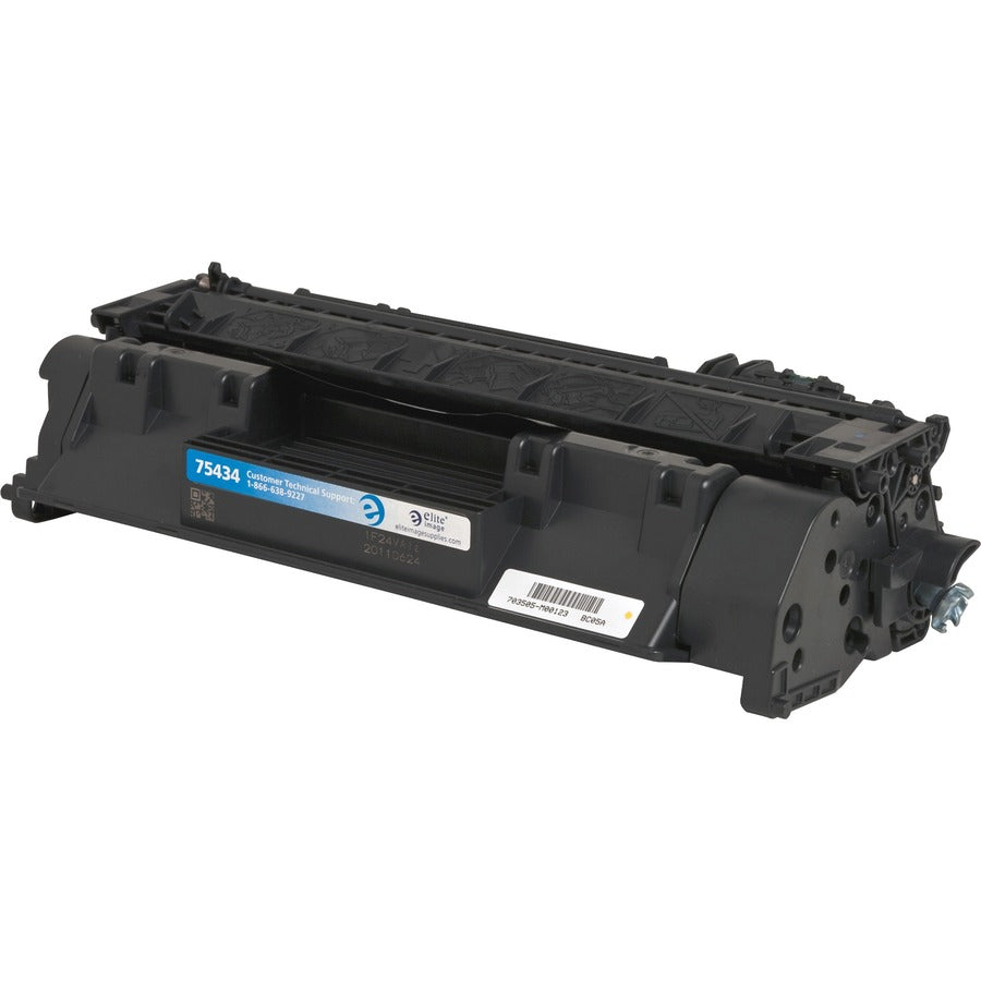 Elite Image Remanufactured Laser Toner Cartridge - Alternative for HP 05A (CE505A) - Black - 1 Each (75434)
