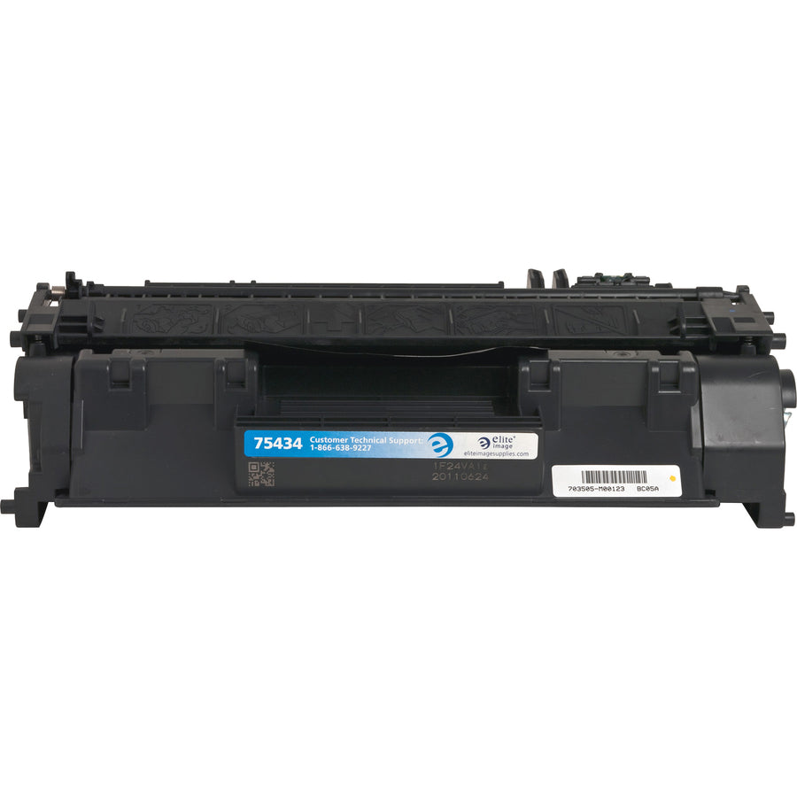 Elite Image Remanufactured Laser Toner Cartridge - Alternative for HP 05A (CE505A) - Black - 1 Each (75434)