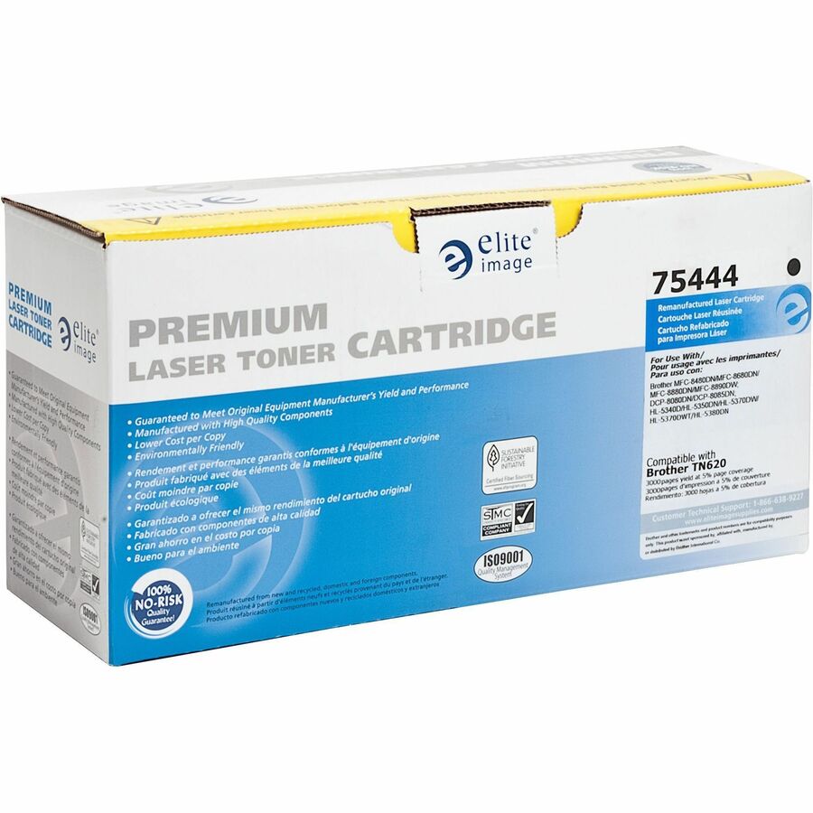 Elite Image Remanufactured Toner Cartridge - Alternative for Brother (TN620) (75444)