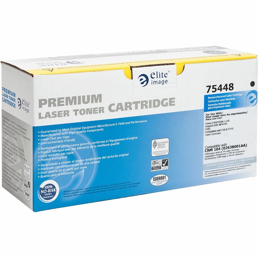 Elite Image Remanufactured Toner Cartridge - Alternative for Canon (104) (75448)
