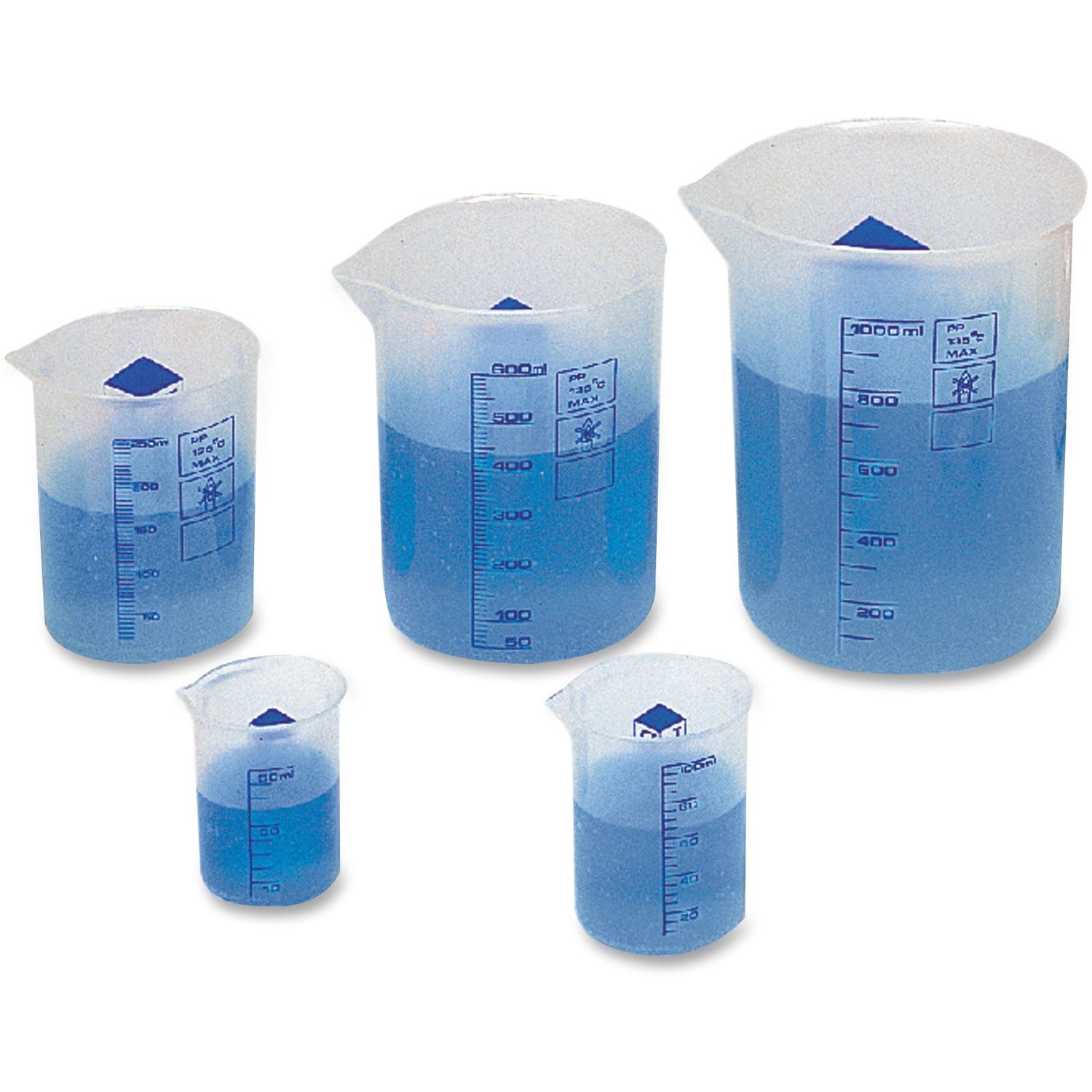 Learning Resources Graduated Plastic Beakers (LER0306)