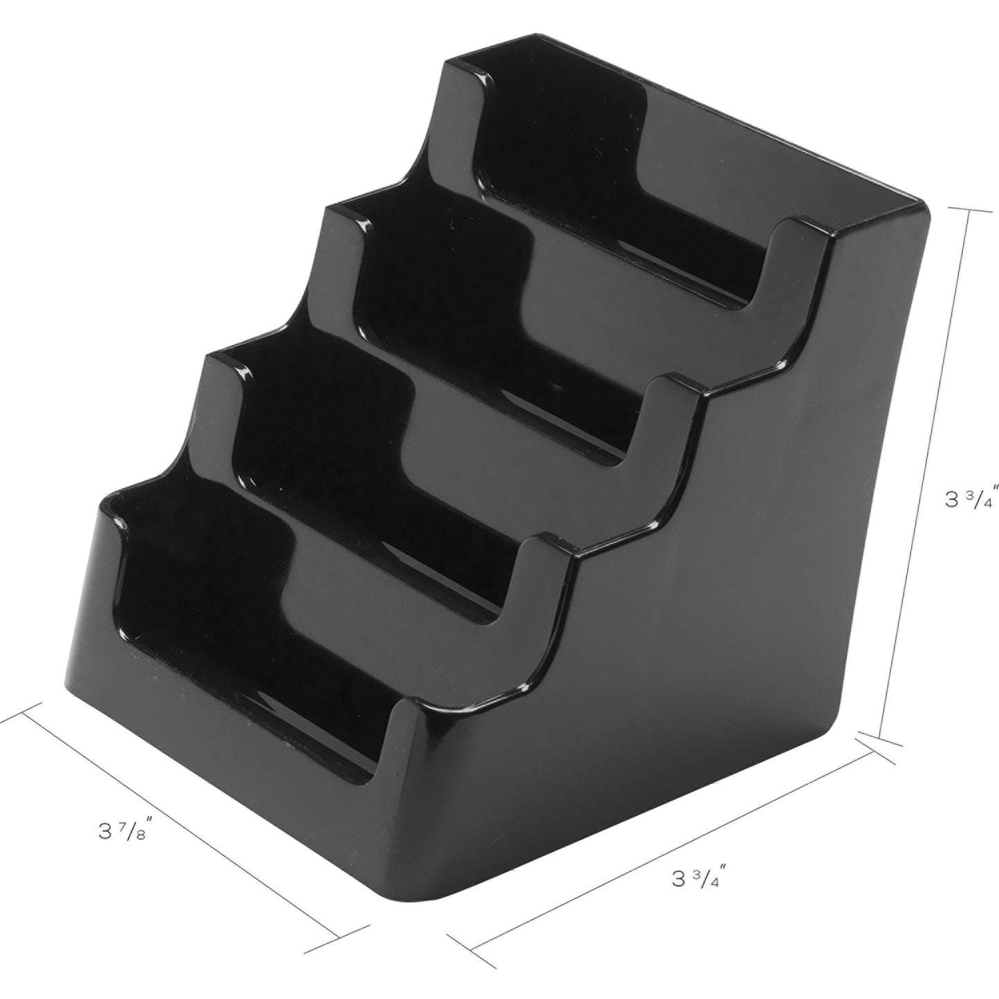 Deflecto 4 Tier Business Card Holder (90404)