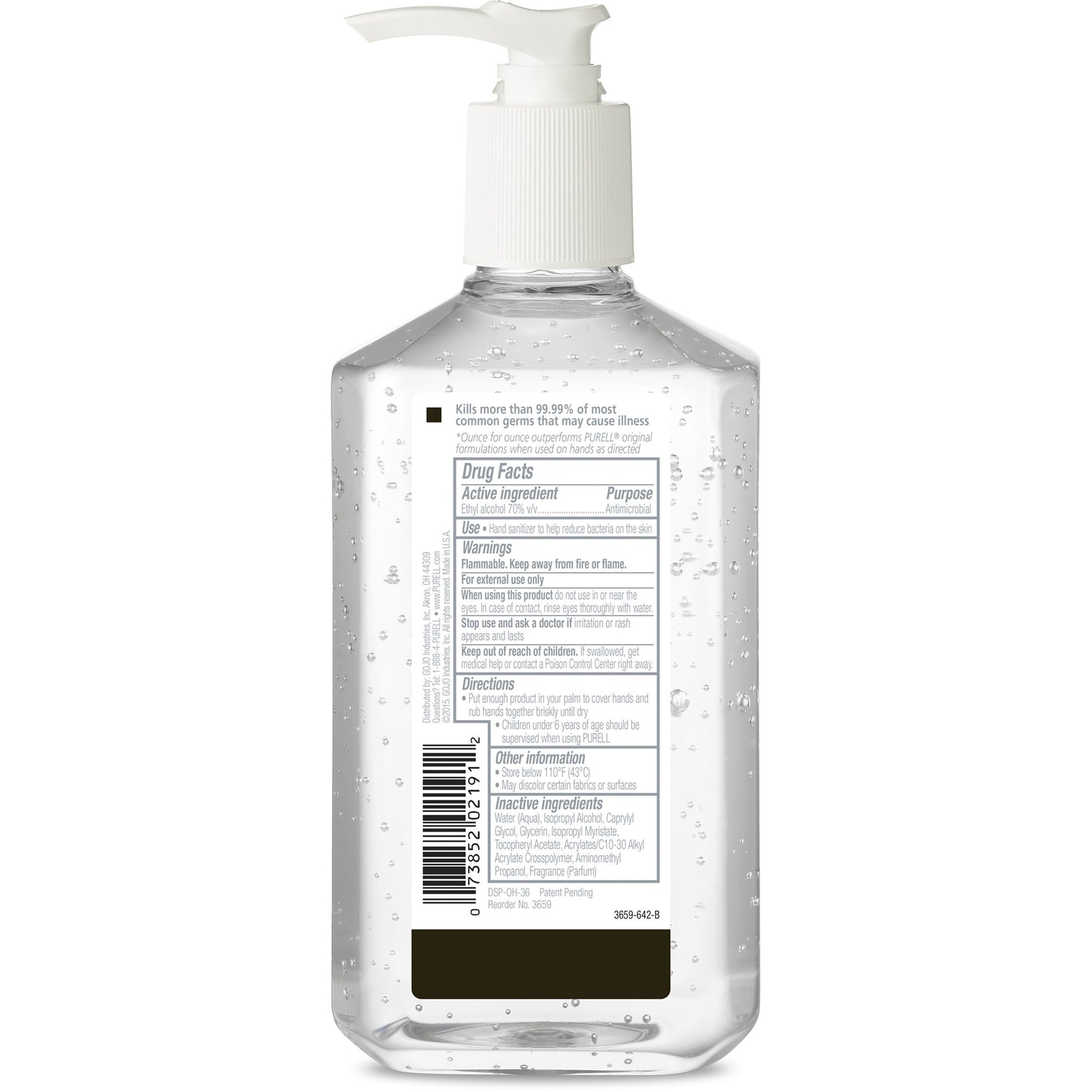  Advanced Hand Sanitizer Gel (365912)