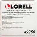 Lorell Pull-chain Wall-Mounting 3-speed Fan (49256)