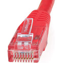 StarTech 25ft Cat6 Ethernet Cable Red Cat 6 Poe (C6PATCH25RD)