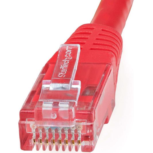 StarTech 25ft Cat6 Ethernet Cable Red Cat 6 Poe (C6PATCH25RD)