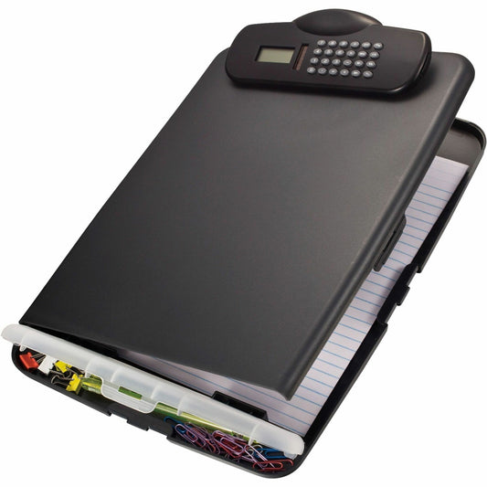 Officemate Slim Clipboard Storage Box with Calculator (83306)