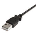 StarTech 3 Ft Usb To Left Angle Mini Usb Cable (USB2HABM3LA)