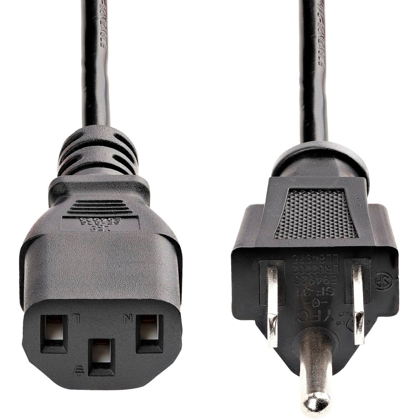 StarTech 15ft Power Cord, Nema 5-15p To C13 Cable (PXT10115)