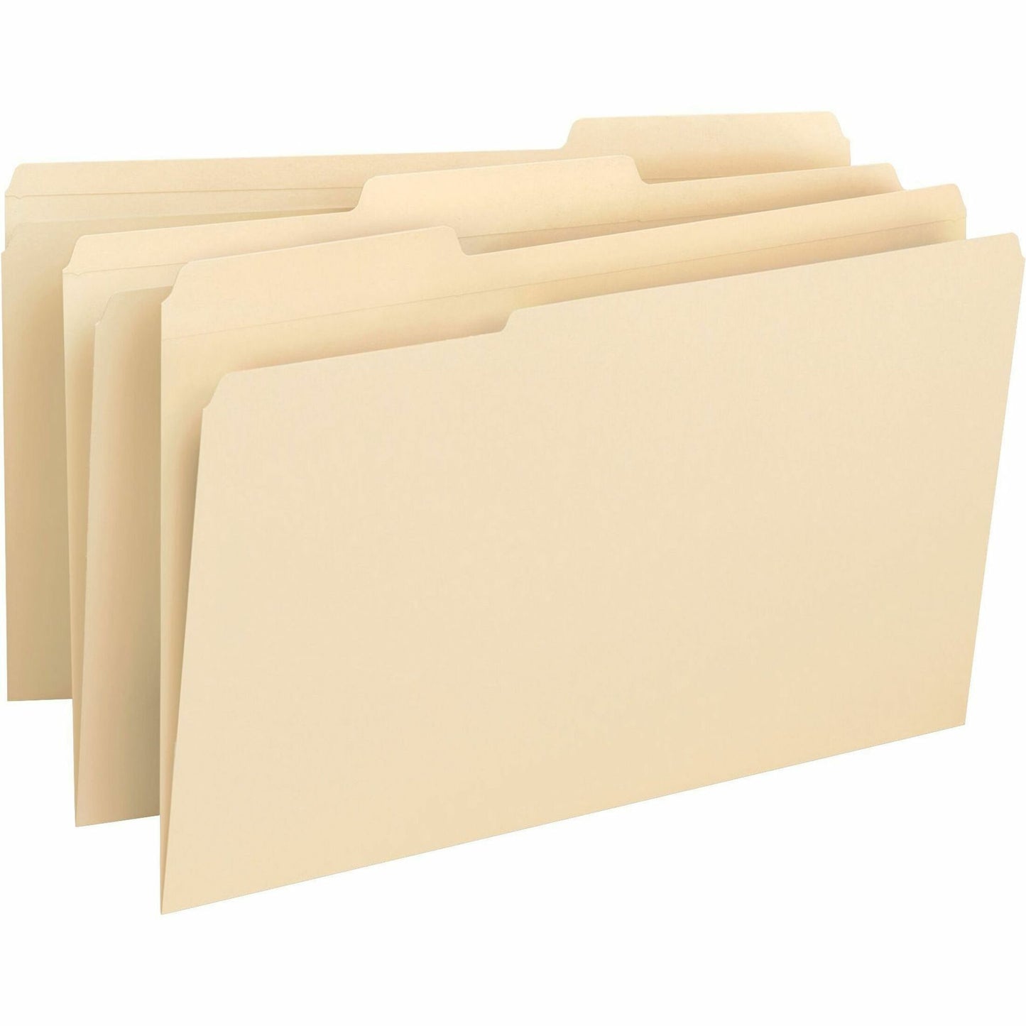 Business Source 1/3 Tab Cut Legal Recycled Top Tab File Folder (16516)