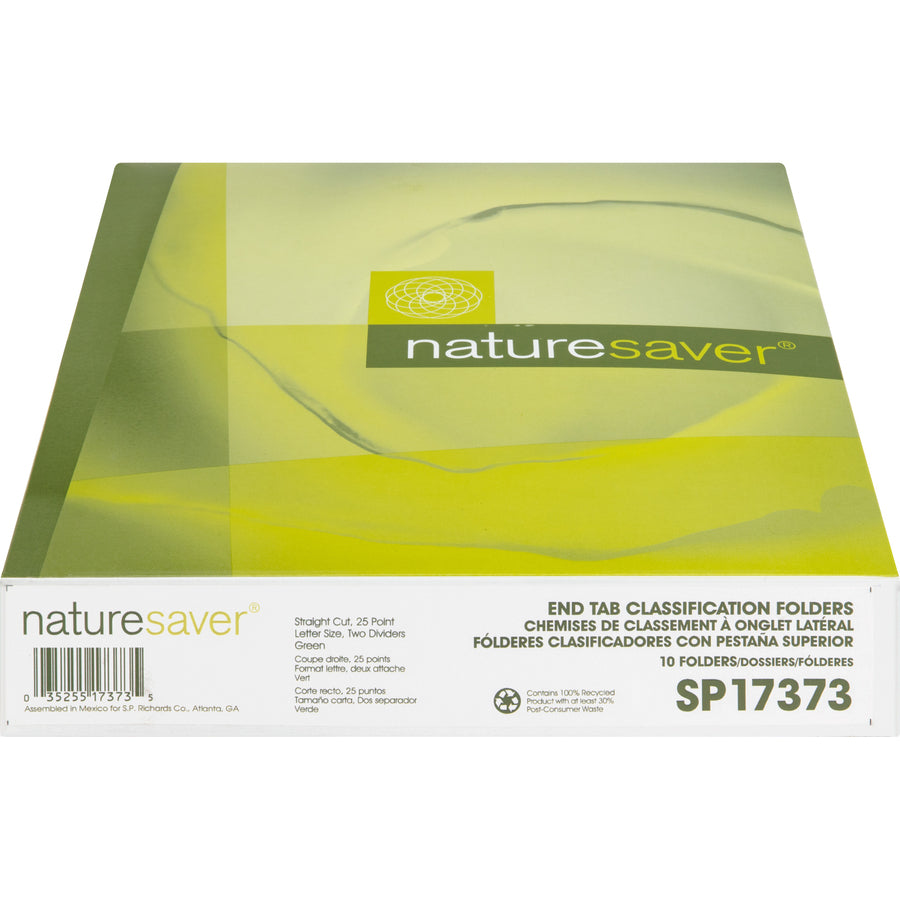 Nature Saver Letter Recycled Classification Folder (SP17373)