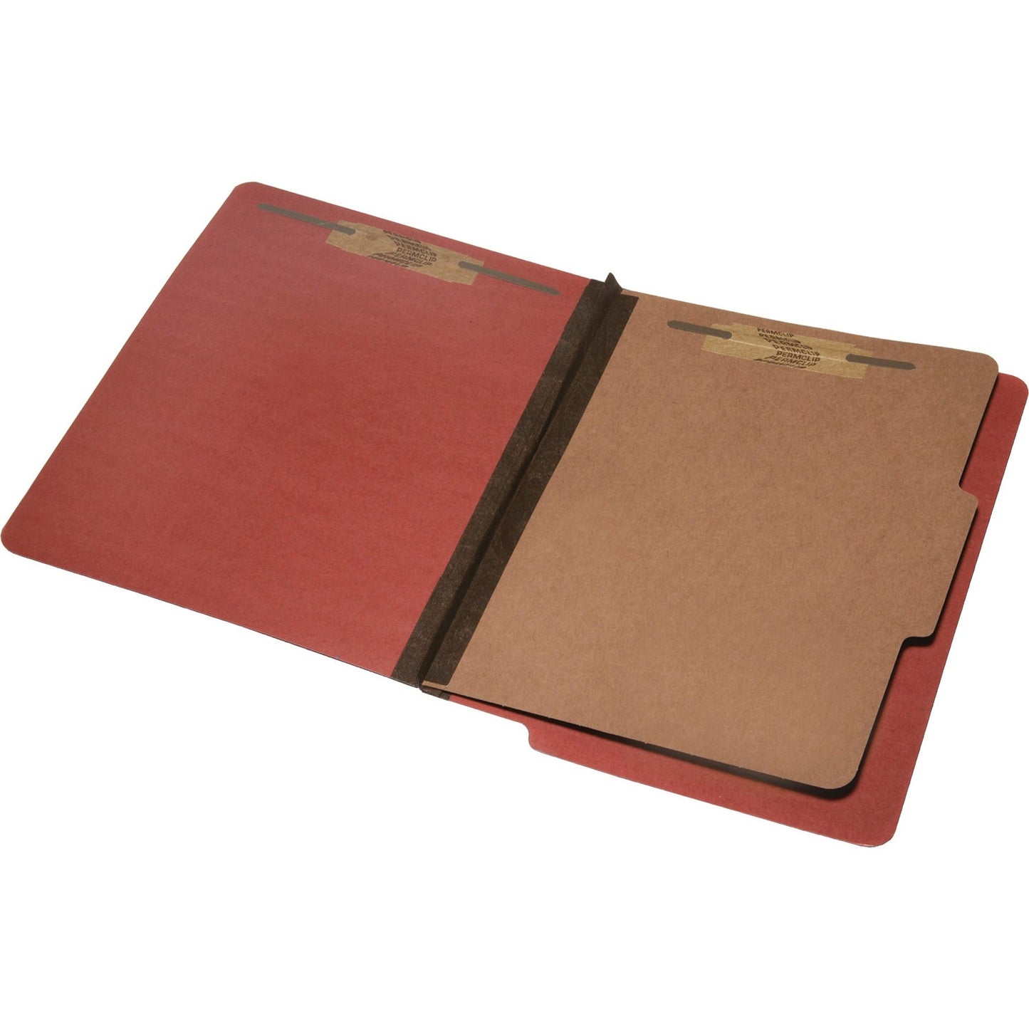 AbilityOne 7530015907107 SKILCRAFT End Tab Classification Folders, 1 Divider, Letter Size, Earth Red, 10/Box